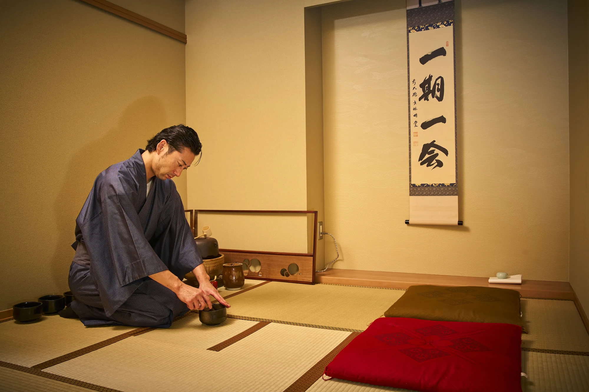 店舗入口の暖簾|奥赤坂 鮨 淡師